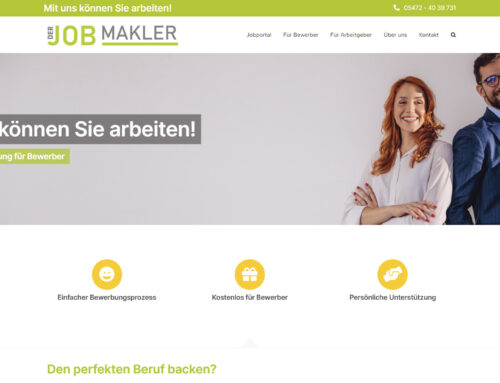 Der Jobmakler Jobportal – WordPress Content-Management-System