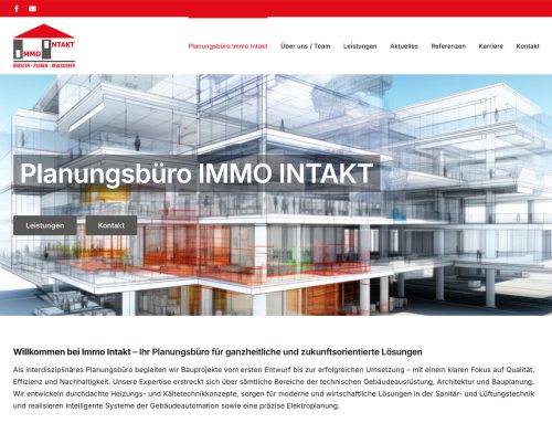 Immo Intakt – WordPress Webseite, Blog