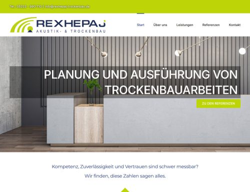 Rexhepaj Trockenbau – WordPress Webseite